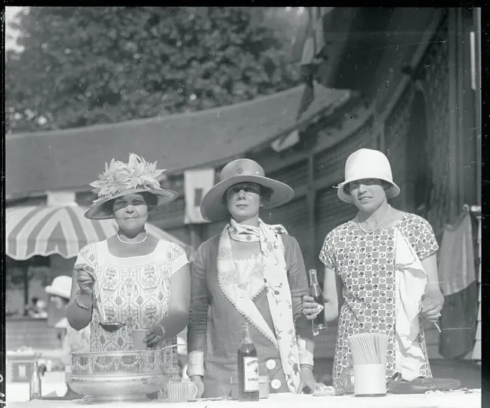 Framed Print : Women Serving Drinks Framed Print : Women Serving Drinks