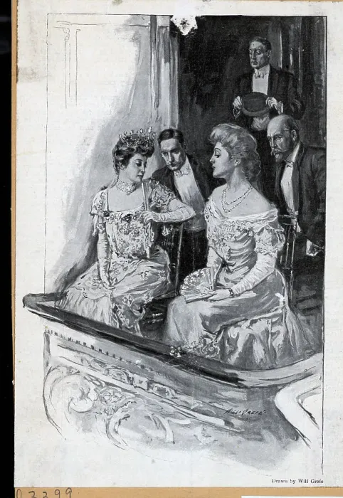 Framed Print : Women Sitting In Opera Box Framed Print : Women Sitting In Opera Box