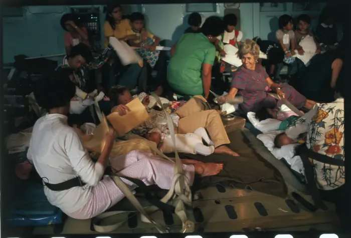 Framed Print : Women Strapping Themselves Into a Cargo Plane Framed Print : Women Strapping Themselves Into a Cargo Plane