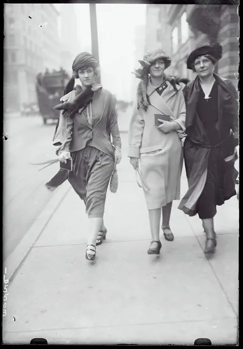 Framed Print : Women Strolling Along Fifth Avenue Framed Print : Women Strolling Along Fifth Avenue