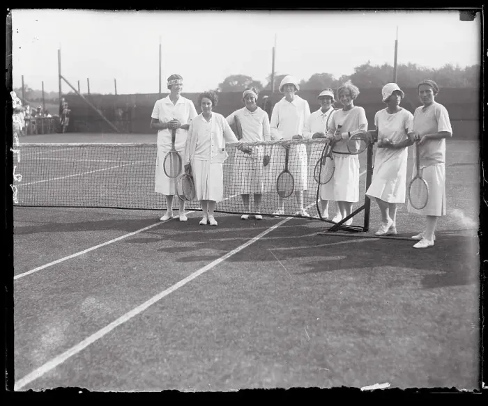Framed Print : Women Tennis Players at Manchester Tournament