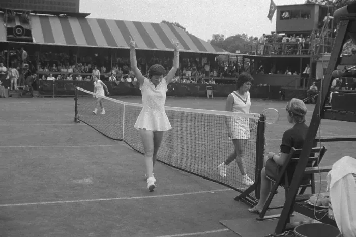 Framed Print : Women Tennis Professionals on Court