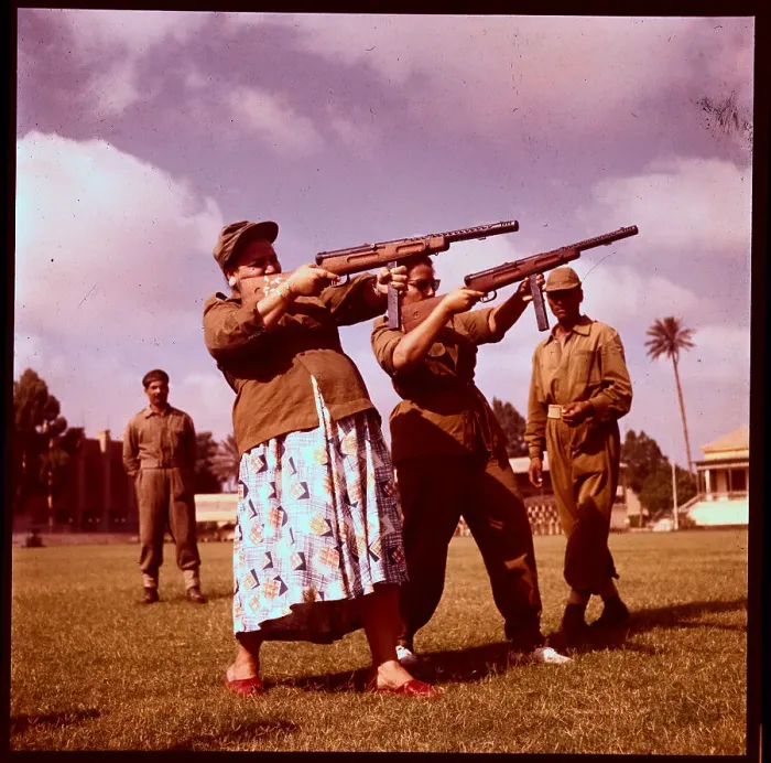 Framed Print : Women Training for Egypt's Liberation Army