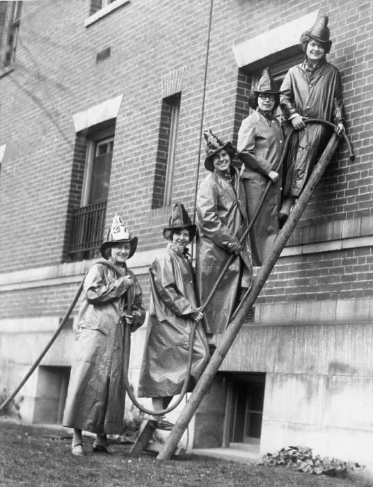 Framed Print : Women of the Volunteer Fire Department Framed Print : Women of the Volunteer Fire Department