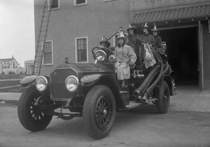 Framed Print : Women of the Volunteer Fire Department Framed Print : Women of the Volunteer Fire Department