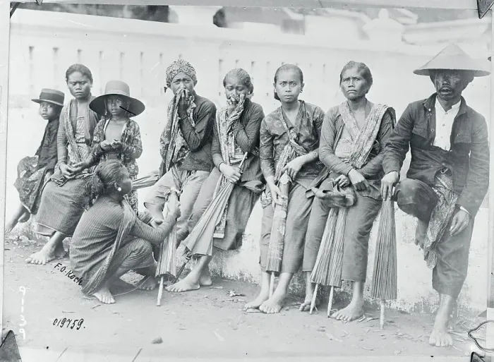 Framed Print : Women Waiting in Line