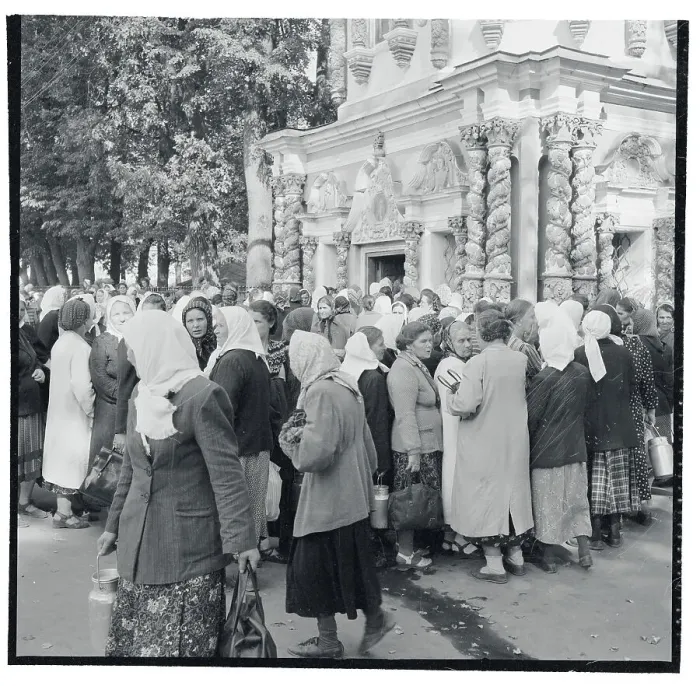 Framed Print : Women Waiting in Milk Line Framed Print : Women Waiting in Milk Line