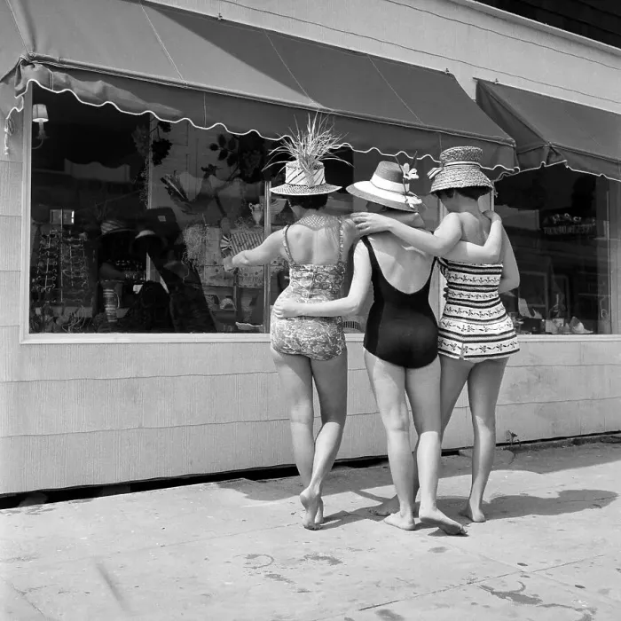 Framed Print : Three Women Window Shopping Framed Print : Three Women Window Shopping