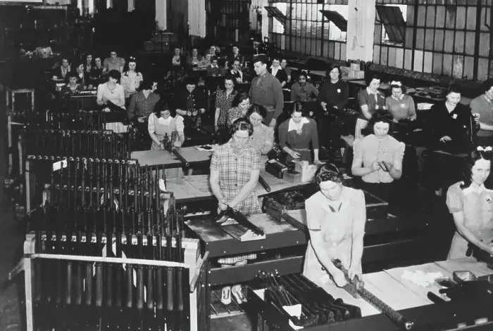 Framed Print : Women Working in Factories Framed Print : Women Working in Factories