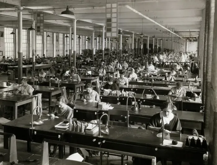 Framed Print : Women Working In A Garment Factory Framed Print : Women Working In A Garment Factory