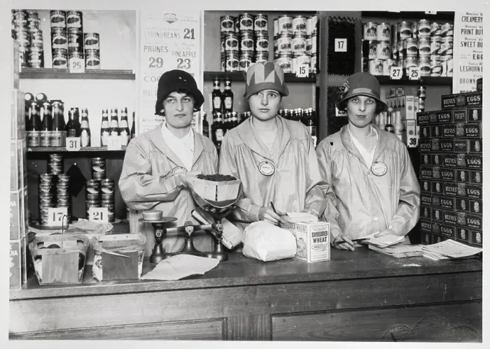 Framed Print : Women Writing Down Food Items At Store Framed Print : Women Writing Down Food Items At Store