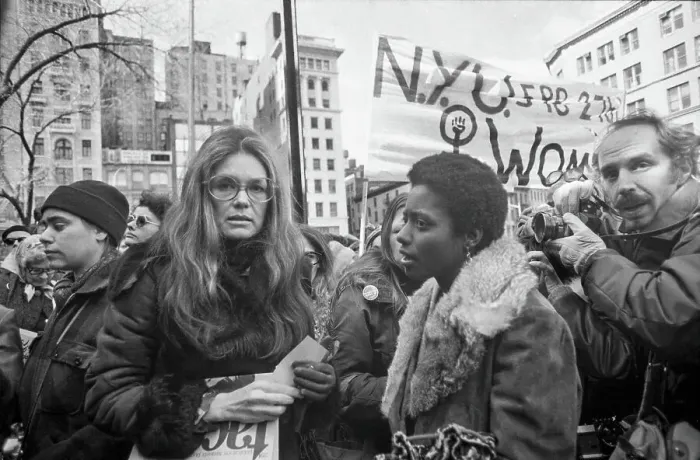 Framed Print : Women's Activists and Marchers Going Through Manhattan Framed Print : Women's Activists and Marchers Going Through Manhattan