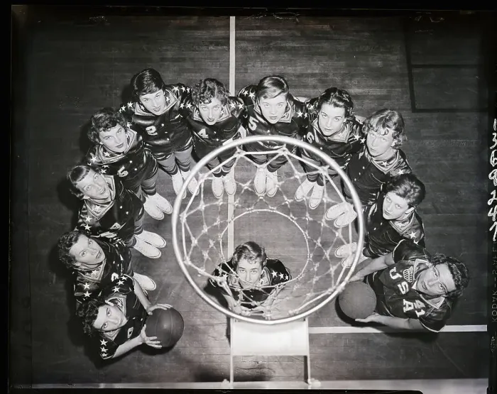 Framed Print : Women's Basketball Team Framed Print : Women's Basketball Team