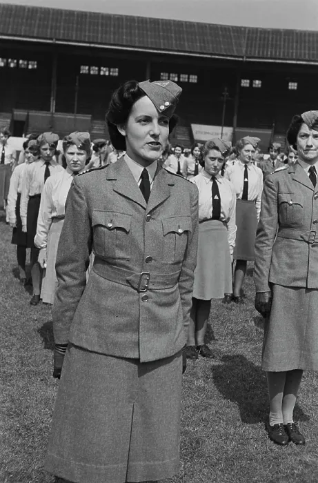 Framed Print : Women's Junior Air Corps Rally Framed Print : Women's Junior Air Corps Rally