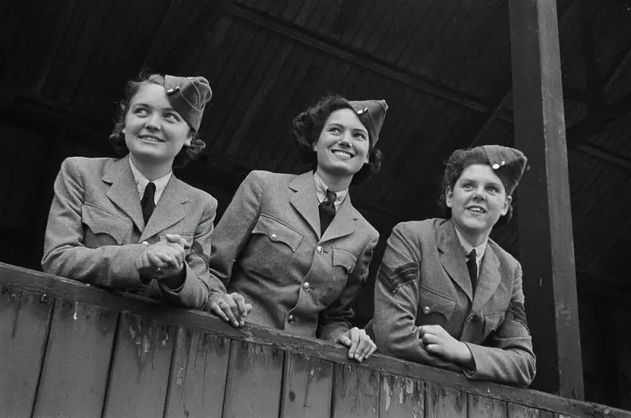 Framed Print : Women's Junior Air Corps Rally Framed Print : Women's Junior Air Corps Rally
