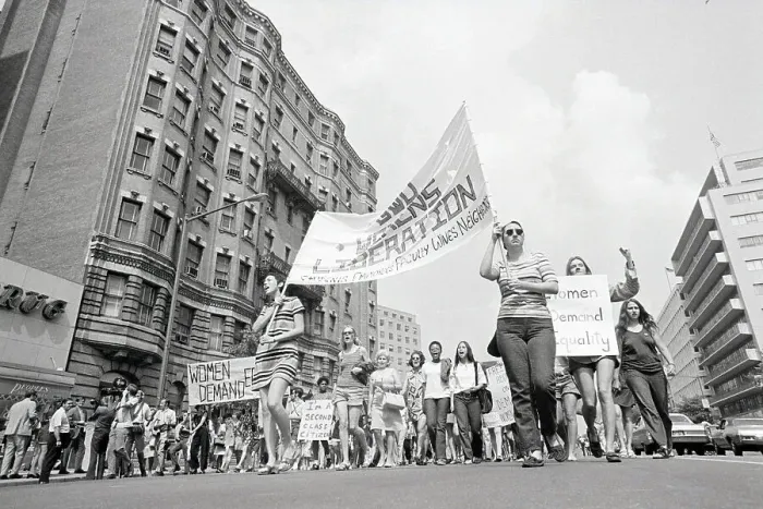 Framed Print : Women'S Liberation March Framed Print : Women'S Liberation March
