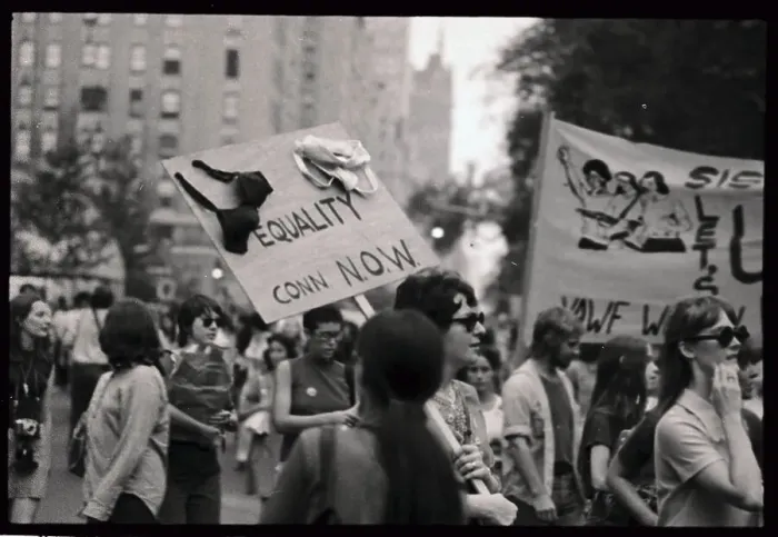 Framed Print : Women's Liberation Parade on 5th Avenue Framed Print : Women's Liberation Parade on 5th Avenue