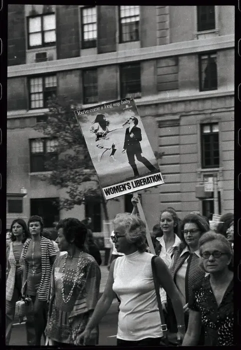 Framed Print : Women's Liberation Parade on 5th Avenue Framed Print : Women's Liberation Parade on 5th Avenue