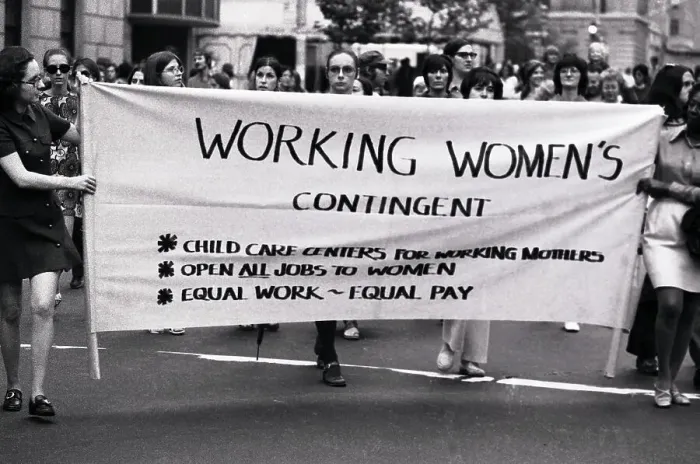 Framed Print : Women's Liberation Parade on 5th Avenue Framed Print : Women's Liberation Parade on 5th Avenue
