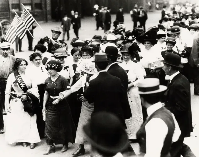 Framed Print : Women's Protest Ahead Of Paterson Pageant Framed Print : Women's Protest Ahead Of Paterson Pageant