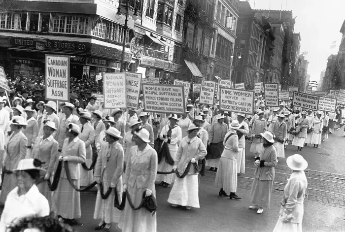 Framed Print : Women's Suffrage Parade Framed Print : Women's Suffrage Parade