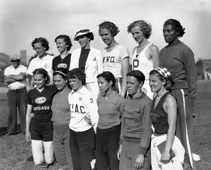 Framed Print : Women's Track & Field Team - Olympics 1936 Framed Print : Women's Track & Field Team - Olympics 1936