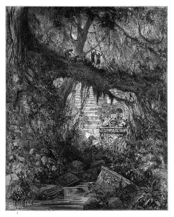 Framed Print : The Wood of Blood engraving Framed Print : The Wood of Blood engraving