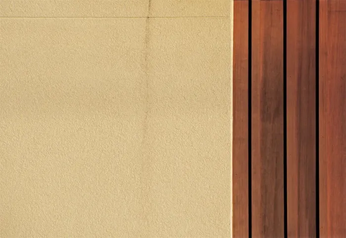 Framed Print : Wood and Concrete Copy Space