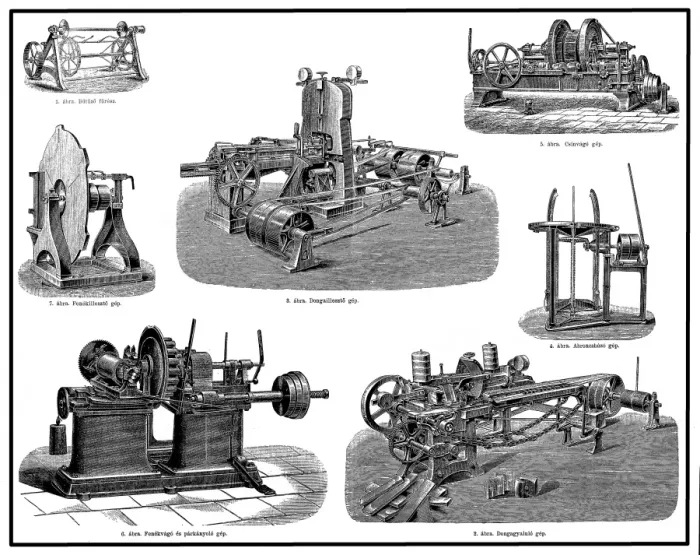Framed Print : Wood processing machines Framed Print : Wood processing machines