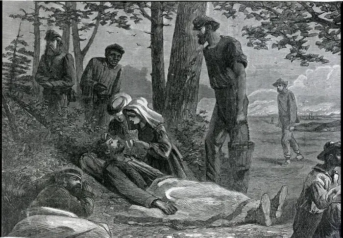 Framed Print : Woodcut Of Christians In Field;Civil War Framed Print : Woodcut Of Christians In Field;Civil War
