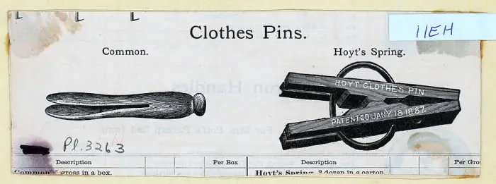 Framed Print : Woodcut Of A Clothespin Framed Print : Woodcut Of A Clothespin