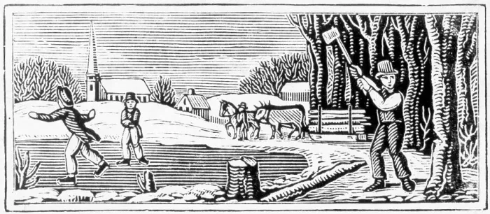 Framed Print : Woodcut Of Farmer Chopping A Tree Framed Print : Woodcut Of Farmer Chopping A Tree