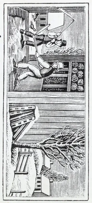 Framed Print : Woodcut Of Farmers Threshing Wheat / Barn Framed Print : Woodcut Of Farmers Threshing Wheat / Barn