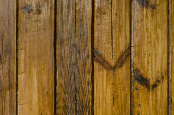 Detail of wooden panels, Johannesburg, South Africa