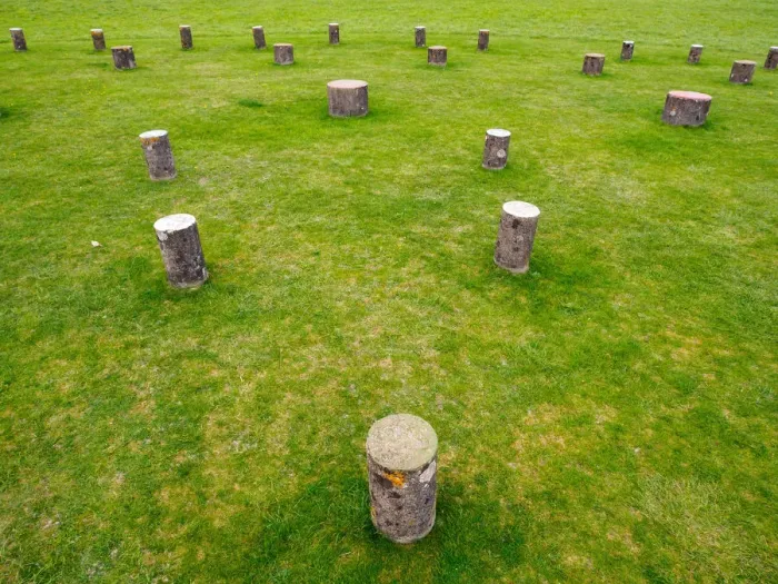 Framed Print : Woodhenge Framed Print : Woodhenge