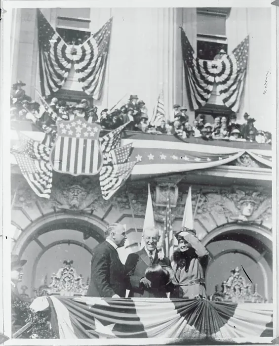 Framed Print : Woodrow Wilson at Peace Tour Framed Print : Woodrow Wilson at Peace Tour