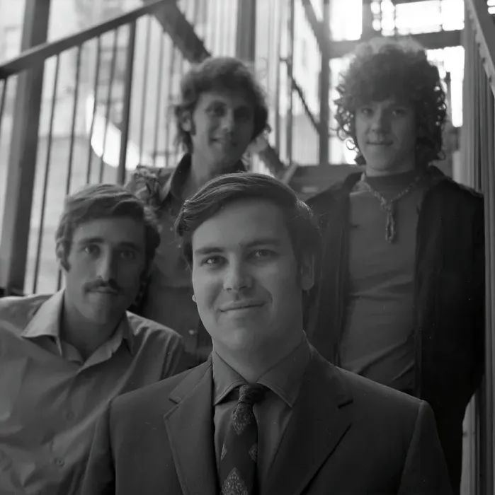 Framed Print : Woodstock Music Festival Co-Founders Portrait Session