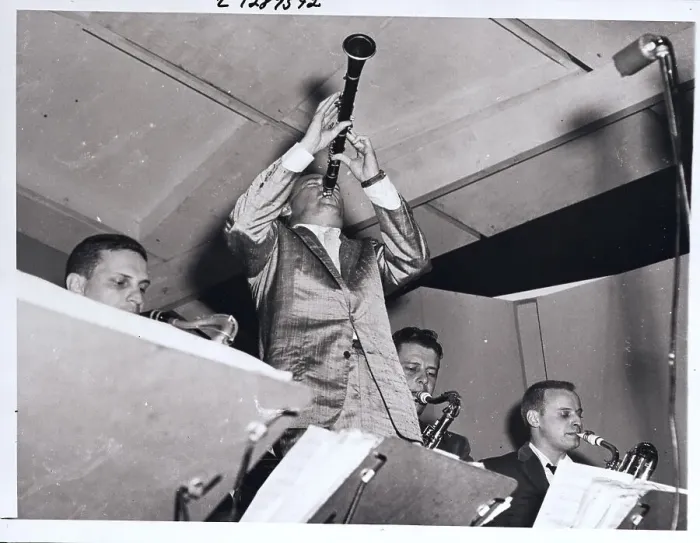 Framed Print : Woody Herman at the Newport Jazz Fest Framed Print : Woody Herman at the Newport Jazz Fest