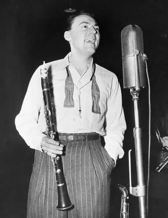 Framed Print : Woody Herman at Recording Session Framed Print : Woody Herman at Recording Session
