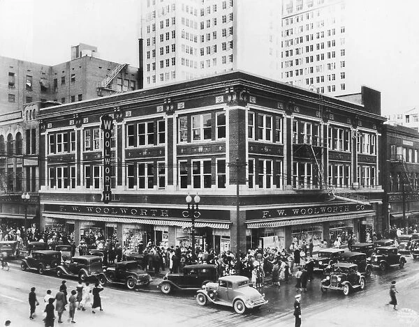 Woolworth. A General View of a Woolworth Store circa 1930