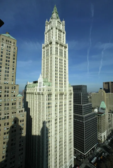 Framed Print : Woolworth Building seen from Park Row Framed Print : Woolworth Building seen from Park Row