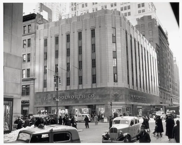Framed Print : Woolworth Storefront Nyc 1940 Framed Print : Woolworth Storefront Nyc 1940