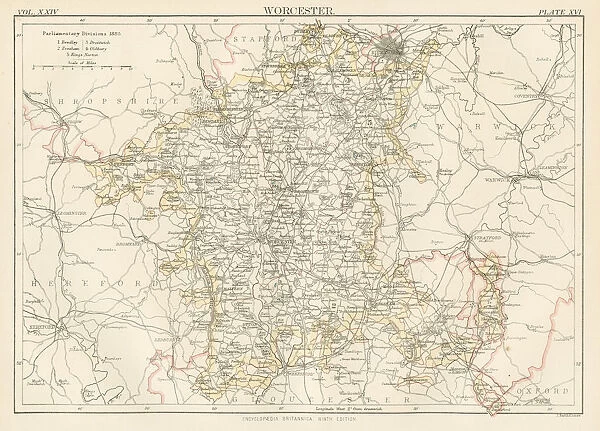 Worcester map 1885