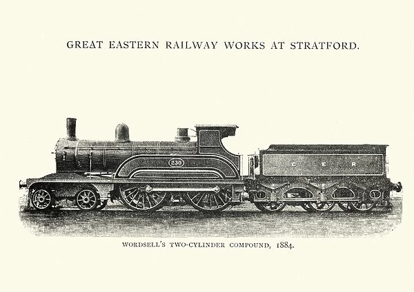 Wordsells two cylinder compound Locomotive, 1884