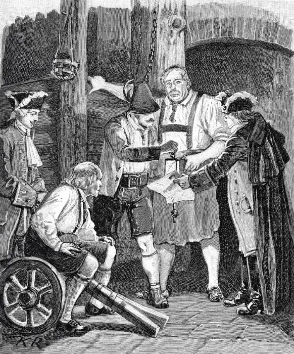 Framed Print : Work and advice in a forge, bavarian peasant rebellion Framed Print : Work and advice in a forge, bavarian peasant rebellion