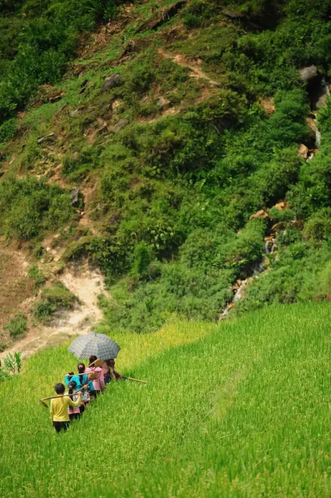 Framed Print : Worker in Sapa Framed Print : Worker in Sapa
