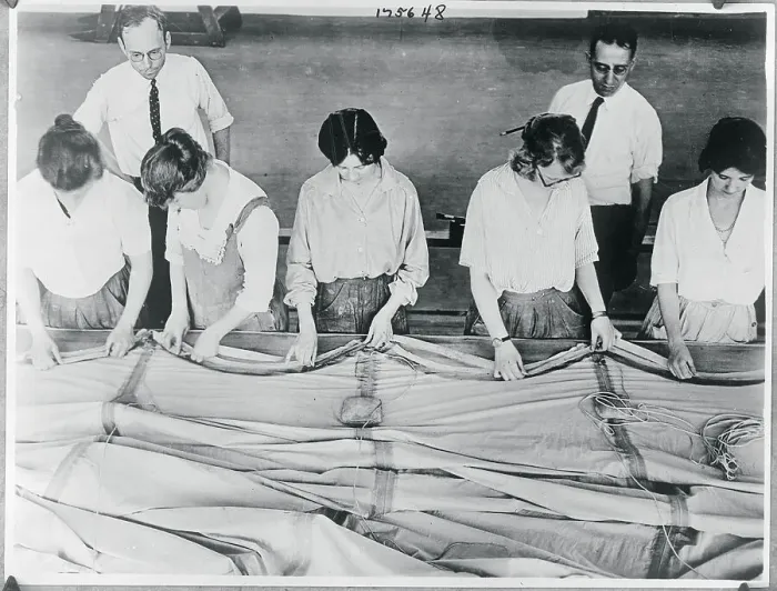 Framed Print : Workers in Aircraft Factory Framed Print : Workers in Aircraft Factory