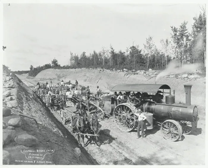 Framed Print : Workers Building Train Line Framed Print : Workers Building Train Line