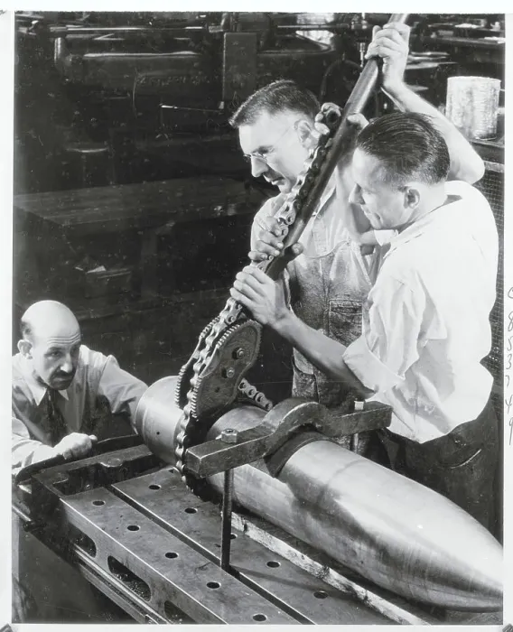 Framed Print : Workers Constructing the 1939 Time Capsule Framed Print : Workers Constructing the 1939 Time Capsule