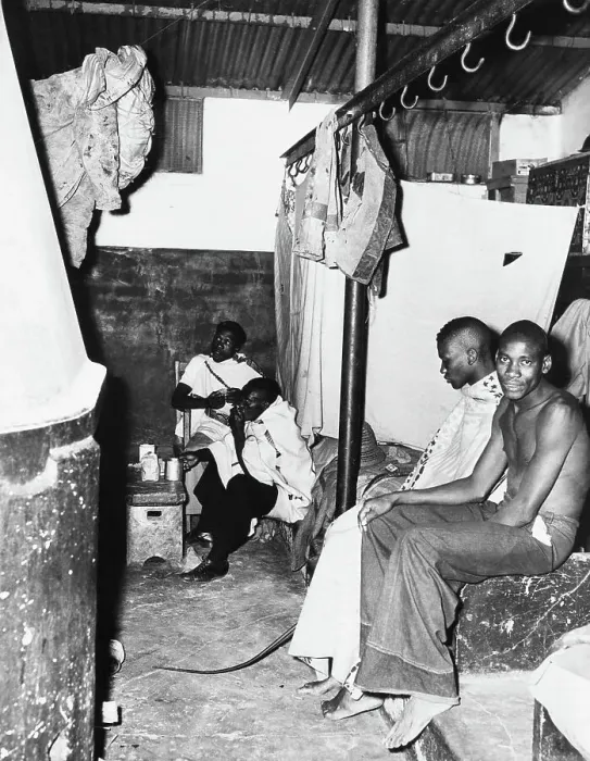 Framed Print : Workers in Living Quarters at Gold Mine